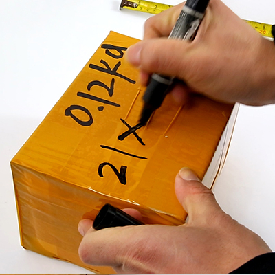 10. Carton with carton weight-size